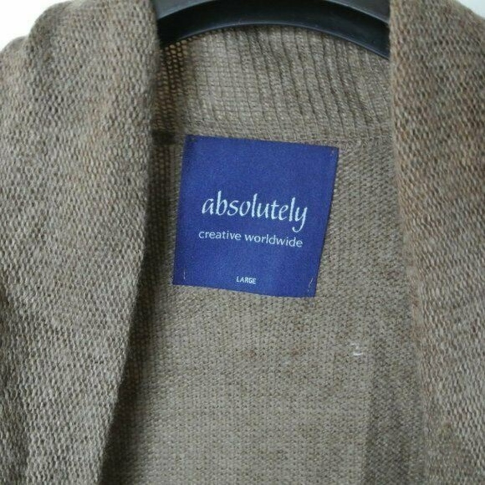 Absolutely Creative Worldwide Brown Cardigan L - image 4